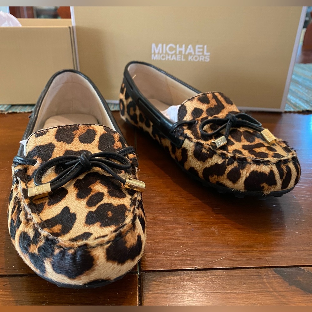 NWOT Michael Kors Leopard Shoes